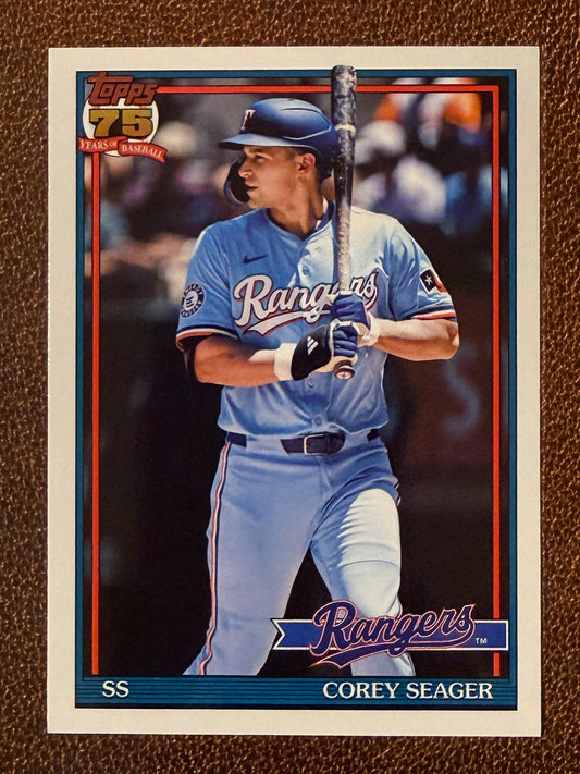 Corey Seager - 2026 Topps Series 1 - 1991 Insert - Rangers