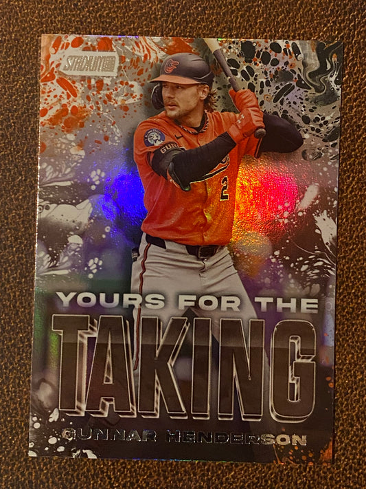 Gunnar Henderson - 2025 Topps Stadium Club - Yours for the Taking Insert - Orioles