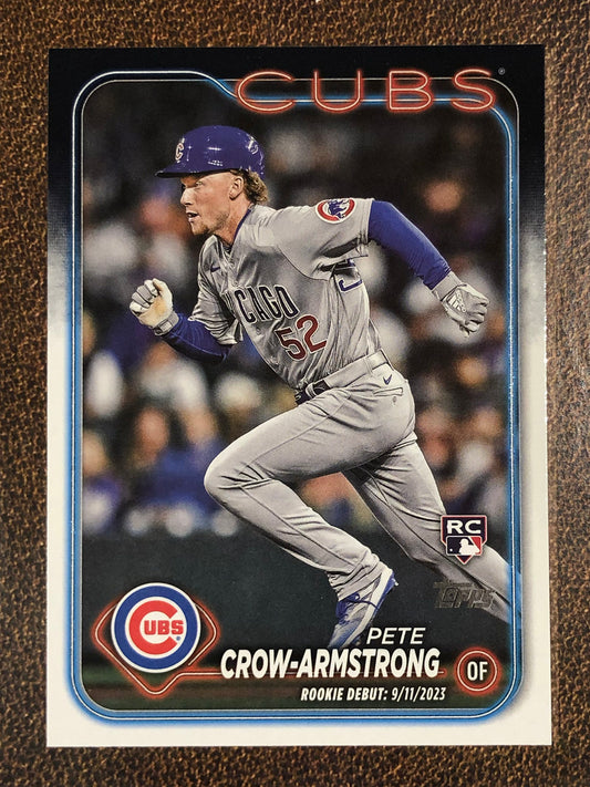 Pete Crow Armstrong - 2024 Topps Update - Rookie Debut Base - Cubs