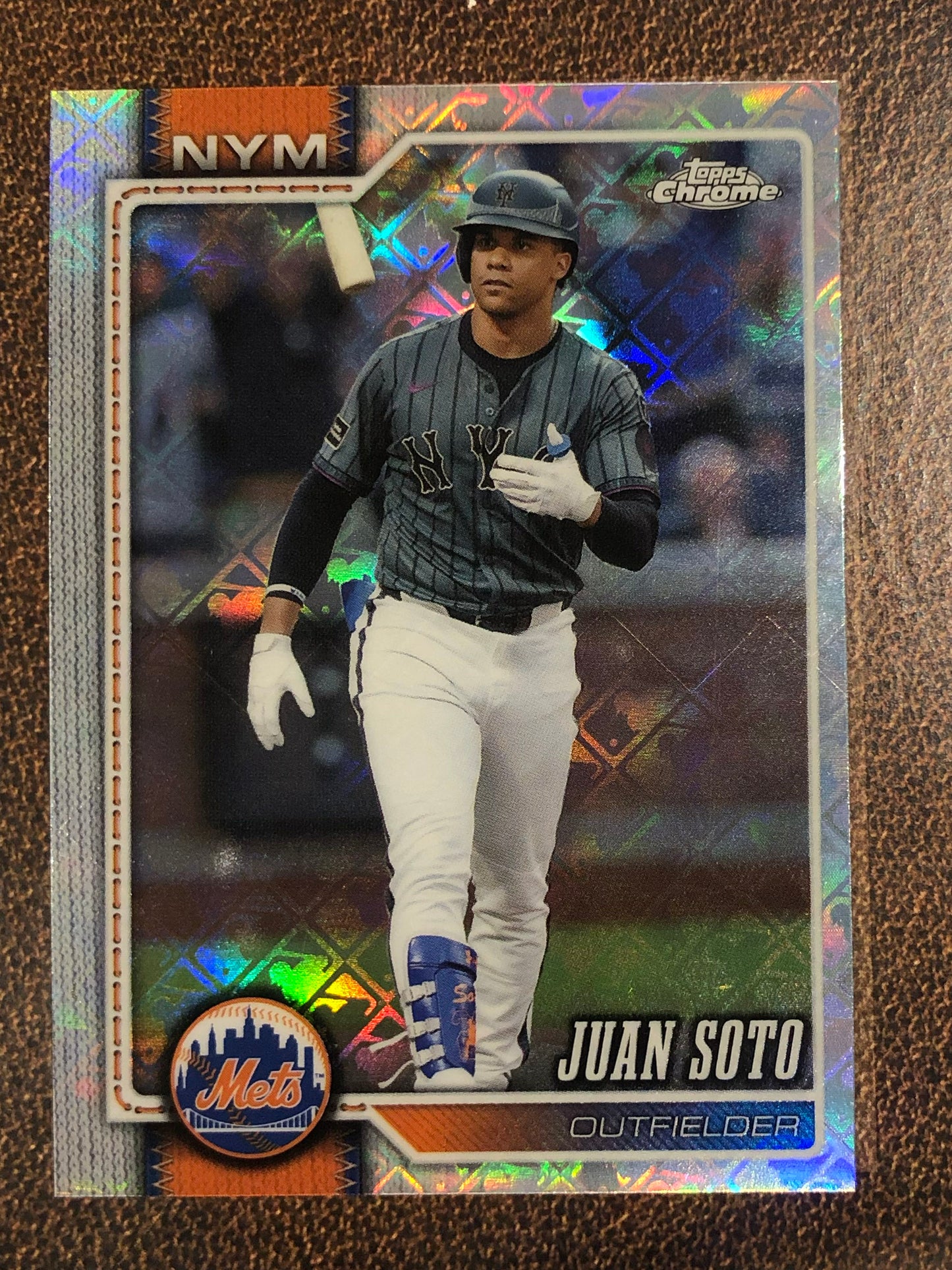 Juan Soto - 2026 Topps Chrome Logofractor - Base Logofractor - Mets