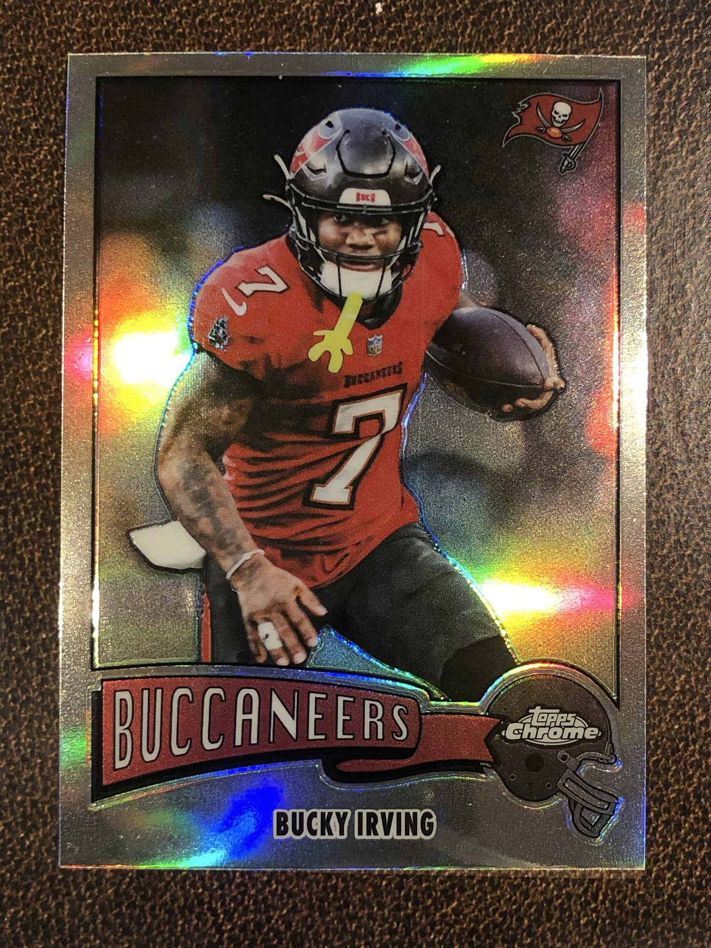 Bucky Irving - 2025 Topps Chrome - 1975 Retro Refractor - Buccaneers