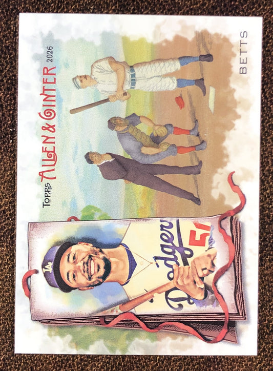 Mookie Betts - 2026 Topps Allen & Ginter - N43 Insert - Dodgers