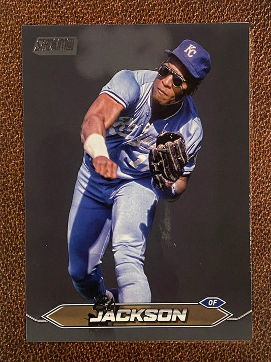 Bo Jackson - 2024 Topps Stadium Club - Black Foil - Royals