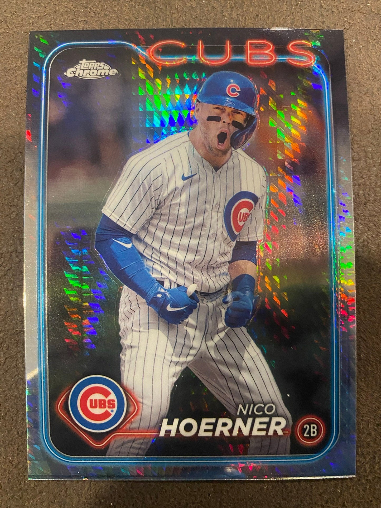 Nico Hoerner - 2024 Topps Chrome - Prism Refractors - Cubs