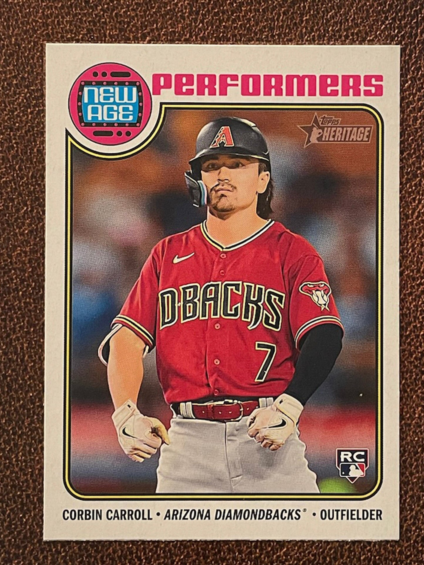Corbin Carroll - 2023 Topps Heritage - New Age Performers Insert - Diamondbacks