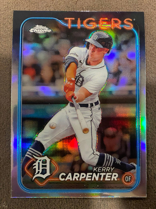 Kerry Carpenter - 2024 Topps Chrome - Refractor - Tigers