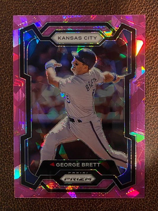 George Brett - 2024 Panini Prizm - Pink Ice - Royals