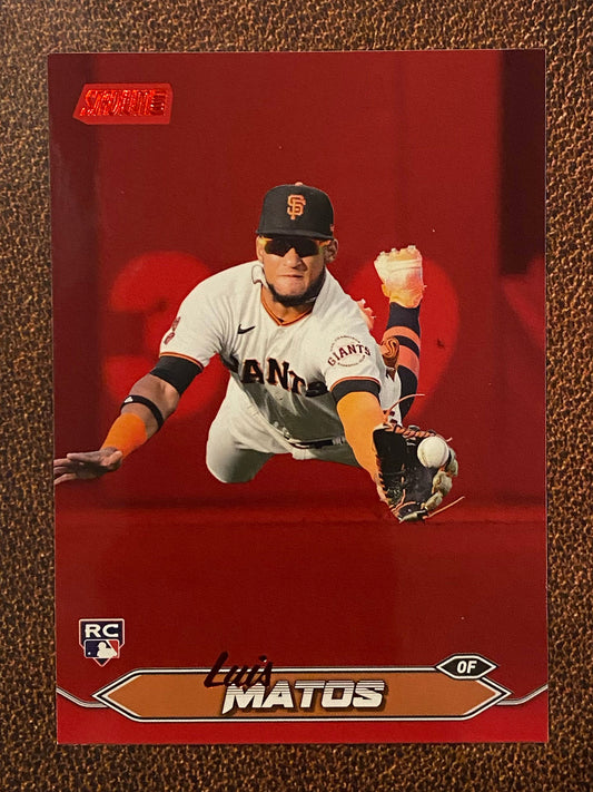 Luis Matos - 2024 Topps Stadium Club - Red Foil - Giants