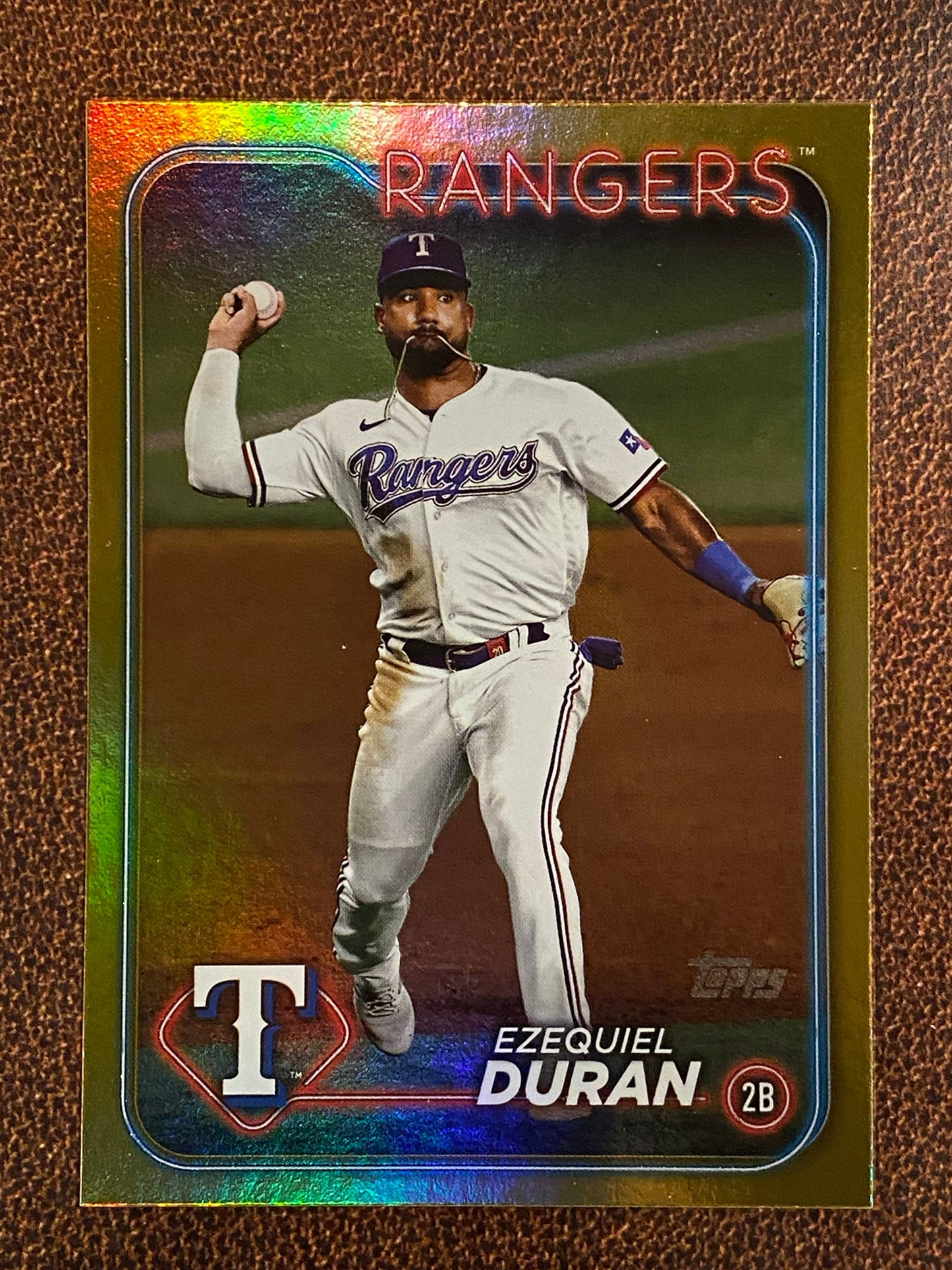 Ezequiel Duran - 2024 Topps Series 2 - Gold Foils - Rangers