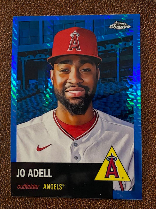 Jo Adell - 2022 Topps Chrome Platinum Anniversary - Blue Prism - Angels