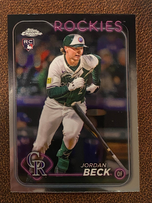 Jordan Beck - 2024 Topps Chrome Update - Base Rookie - Rockies