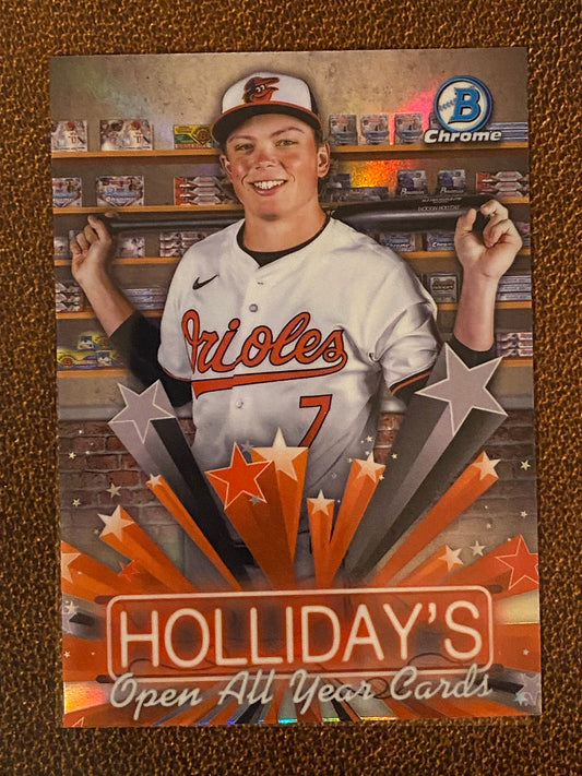 Jackson Holliday - 2025 Bowman - Hobby Stars - Orioles