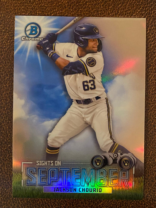 Jackson Chourio - 2023 Bowman - Sights on September - Brewers