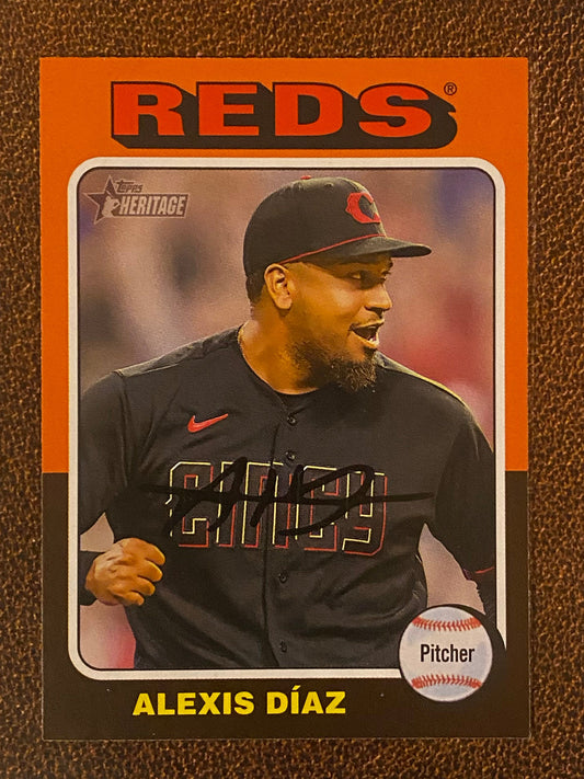 Alexis Diaz - 2024 Topps Heritage - Low Number Short Prints - Reds
