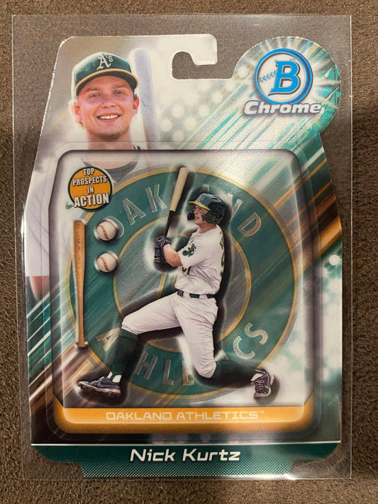 Nick Kurtz - 2024 Bowman Draft - In Action - Athletics