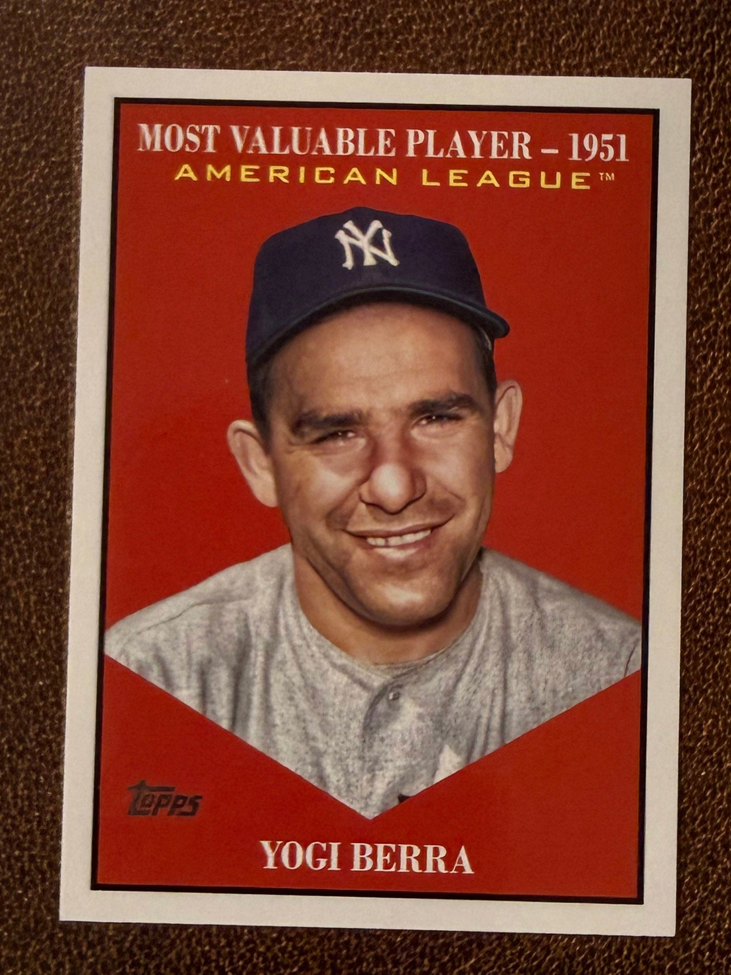 Yogi Berra - 2025 Topps Update - MVP Insert - Yankees