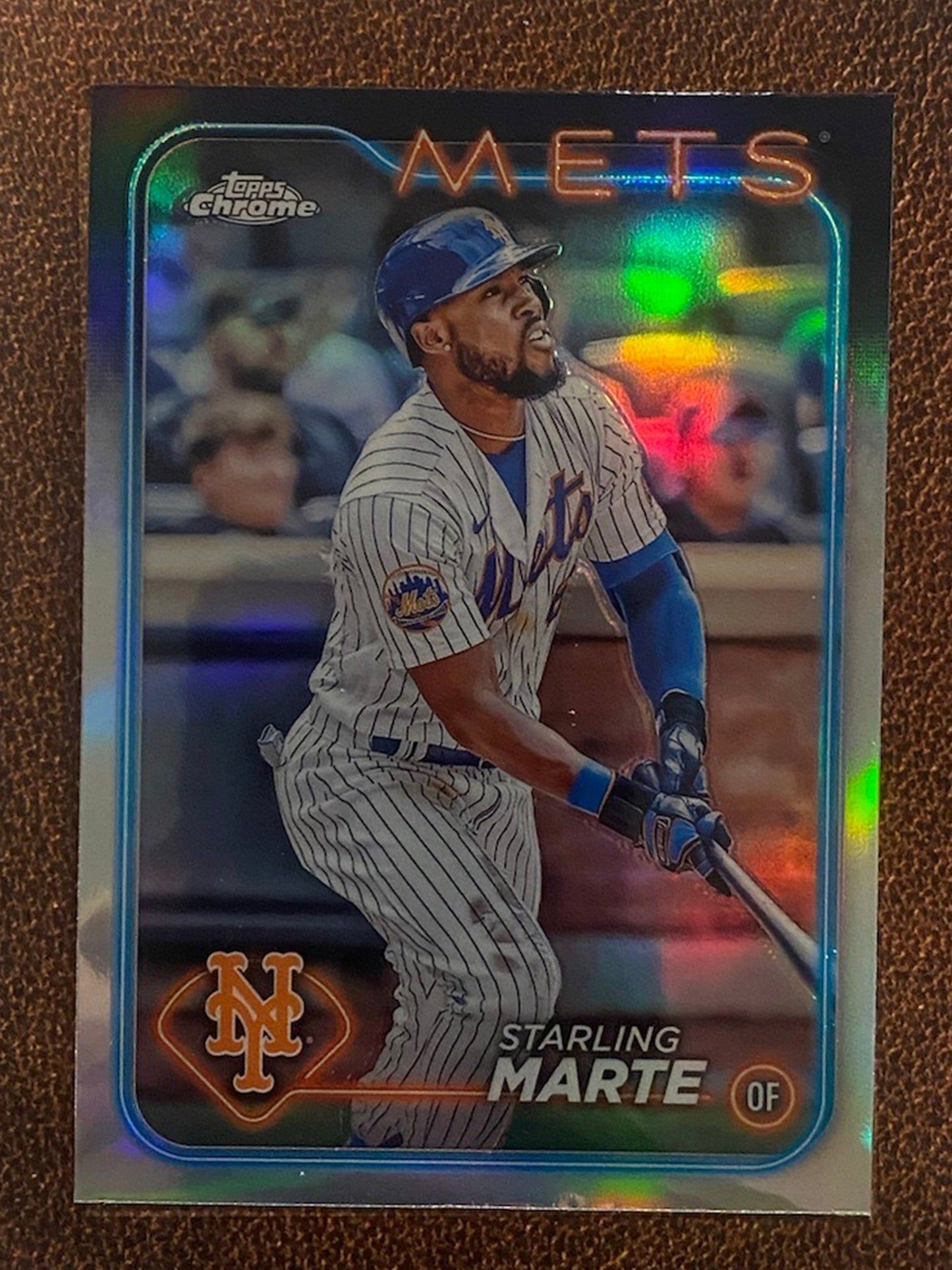 Starling Marte - 2024 Topps Chrome - Refractor - Mets