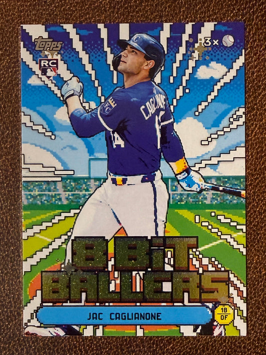 Jac Caglianone - 2026 Topps Series 1 - 8 Bit Ballers Insert - Royals