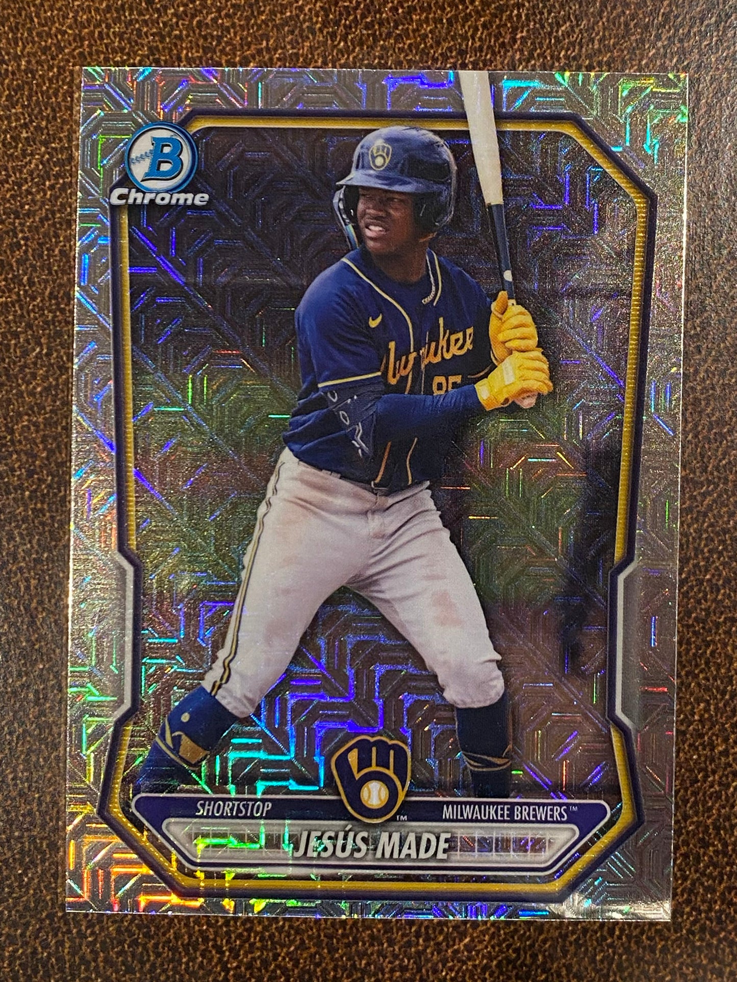 Jesus Made - 2026 Bowman - Prospect MOJO Refractor - Brewers