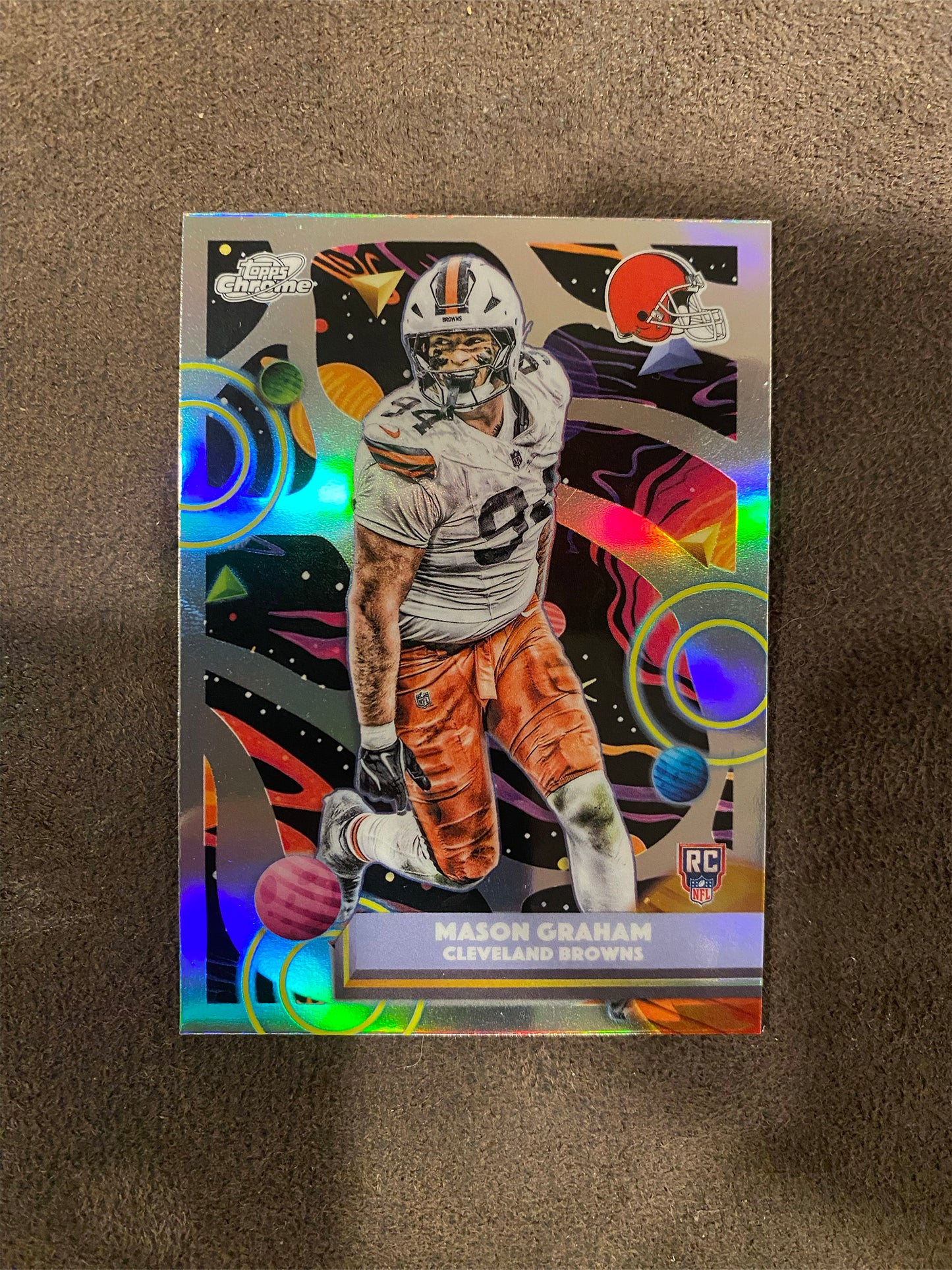 Mason Graham - 2025 Topps Chrome Cosmic - Rookie Refractor - Browns