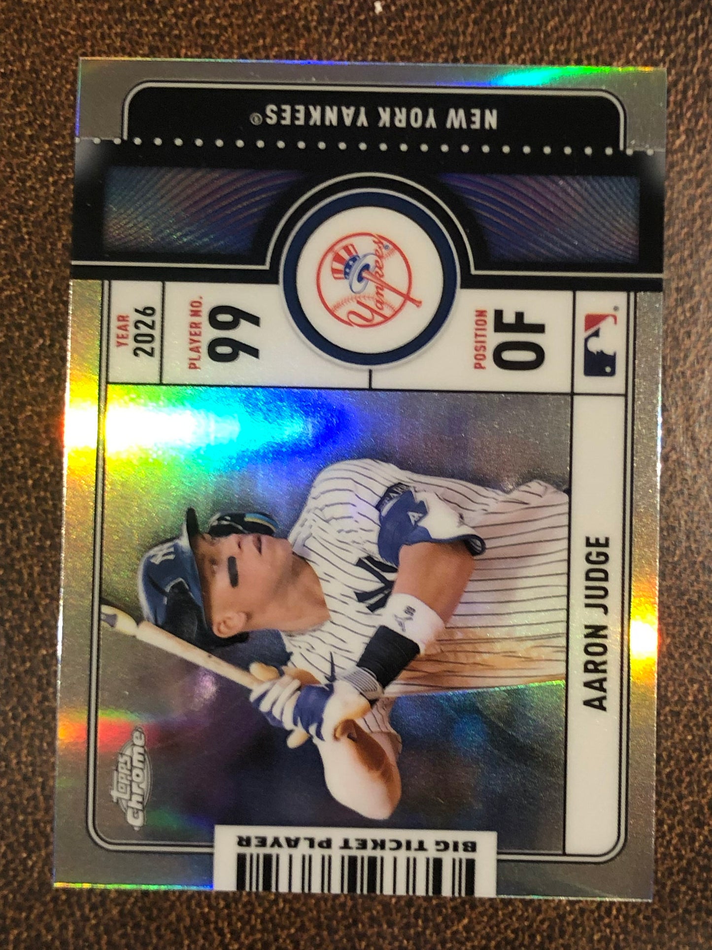 Aaron Judge - 2026 Topps Chrome - Big Ticket Player Insert - Yankees