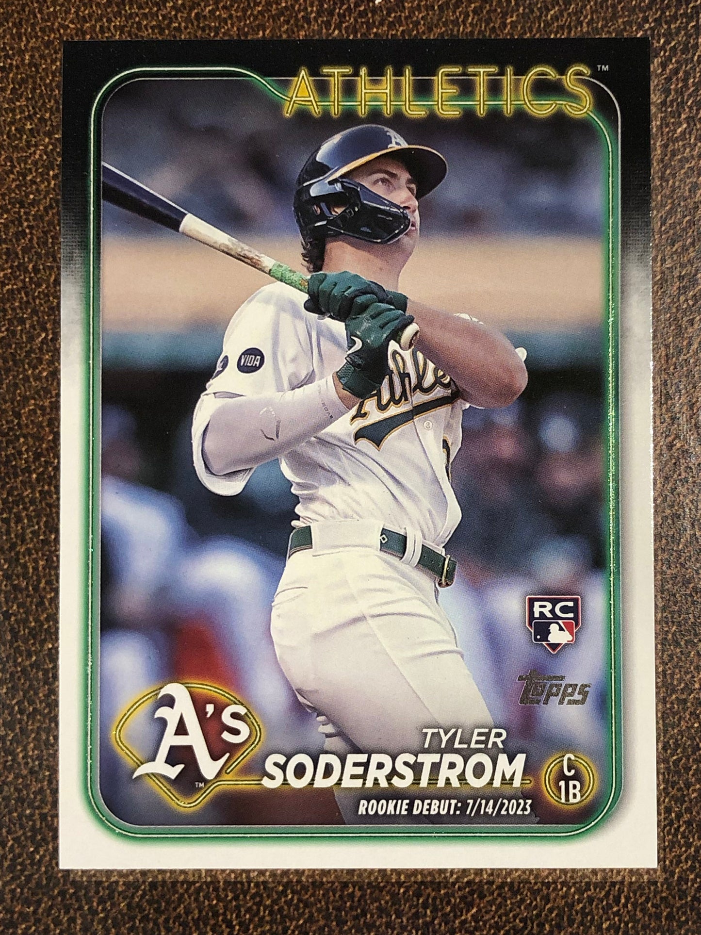 Tyler Soderstrom - 2024 Topps Update - Rookie Debut Base - Athletics