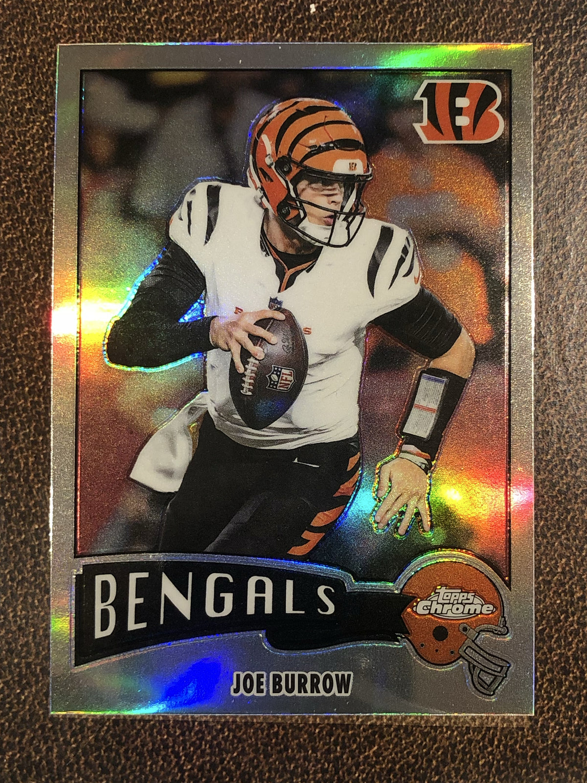 Joe Burrow - 2025 Topps Chrome - 1975 Retro Refractor - Bengals
