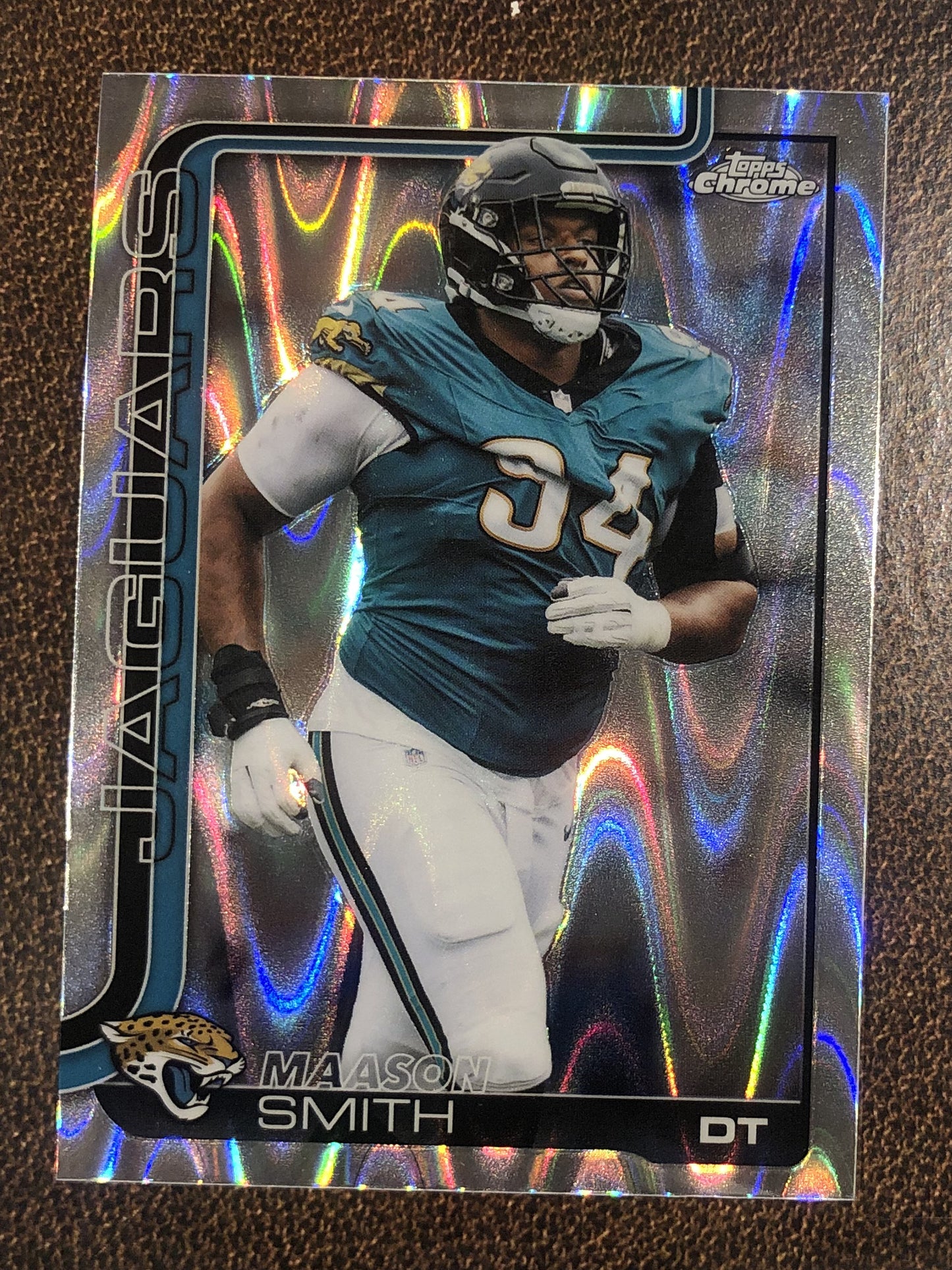 Maason Smith - 2025 Topps Chrome - Raywave Refractor - Jaguars