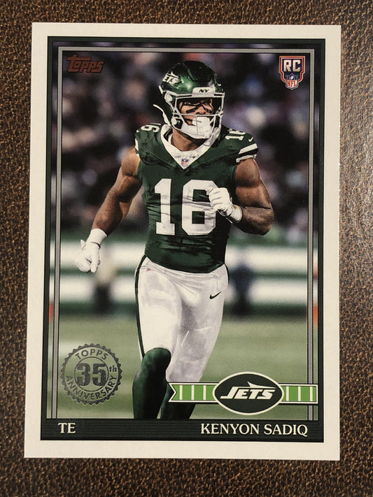 Kenyon Sadiq - 2026 Topps Flagship - 1991 Insert - Jets