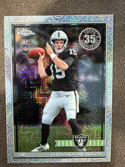 Fernando Mendoza - 2026 Topps Flagship - MOJO - Raiders
