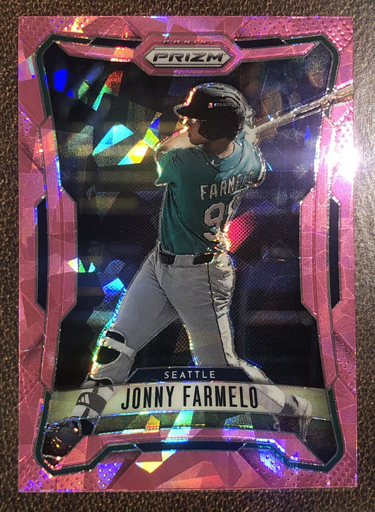 Jonny Farmelo - 2026 Panini Prizm - Pink Ice - Mariners