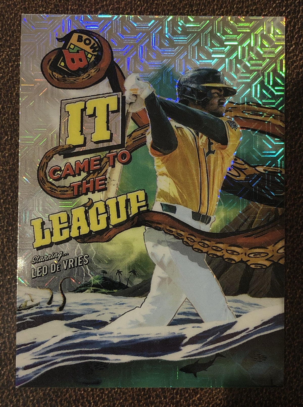 Leo De Vries - 2026 Bowman Chrome -  IT Came to the League MOJO - Athletics