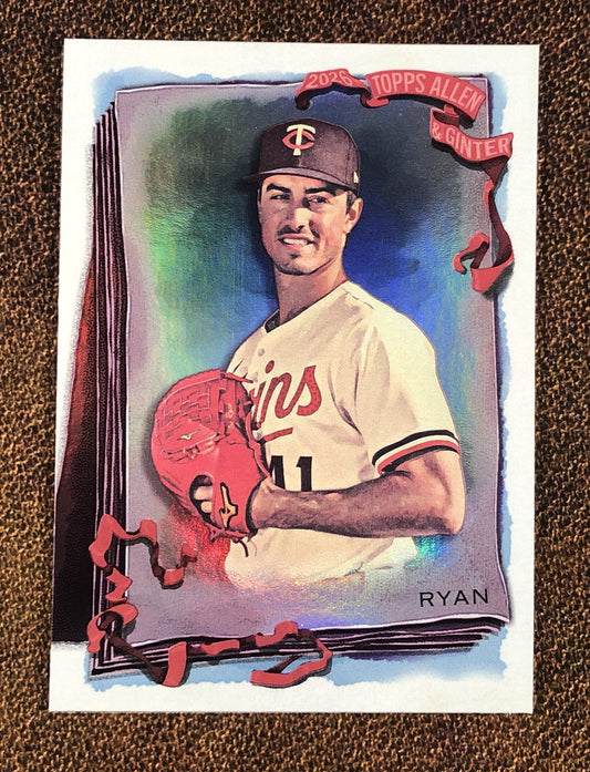 Joe Ryan - 2026 Topps Allen & Ginter - Silver Portrait Foil - Twins