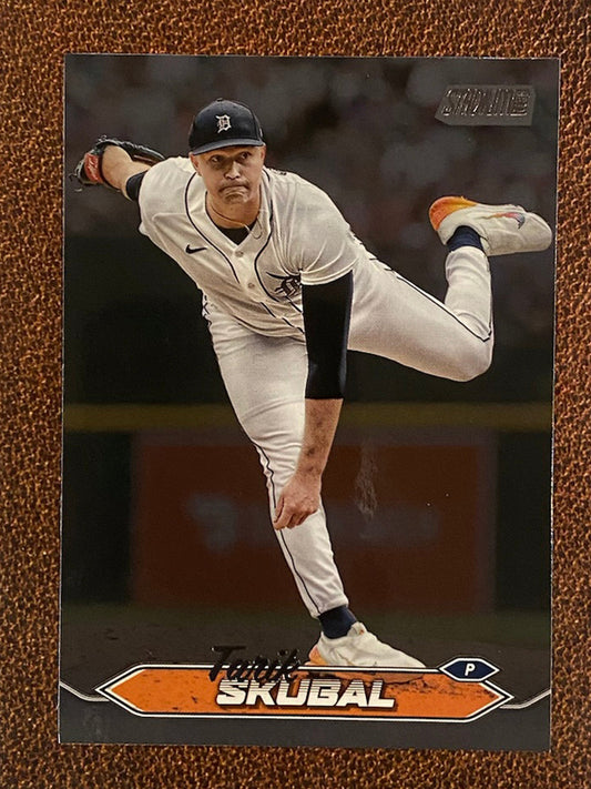 Tarik Skubal - 2024 Topps Stadium Club - Black Foil - Tigers