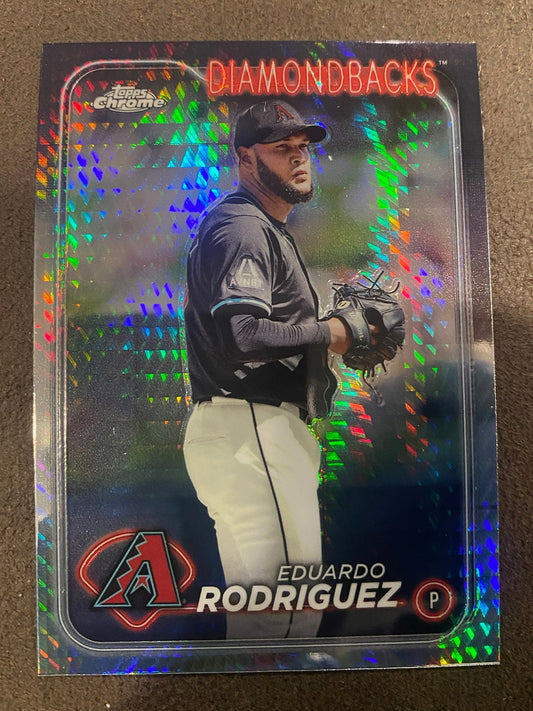 Eduardo Rodriguez - 2024 Topps Chrome - Prism Refractors - Diamondbacks