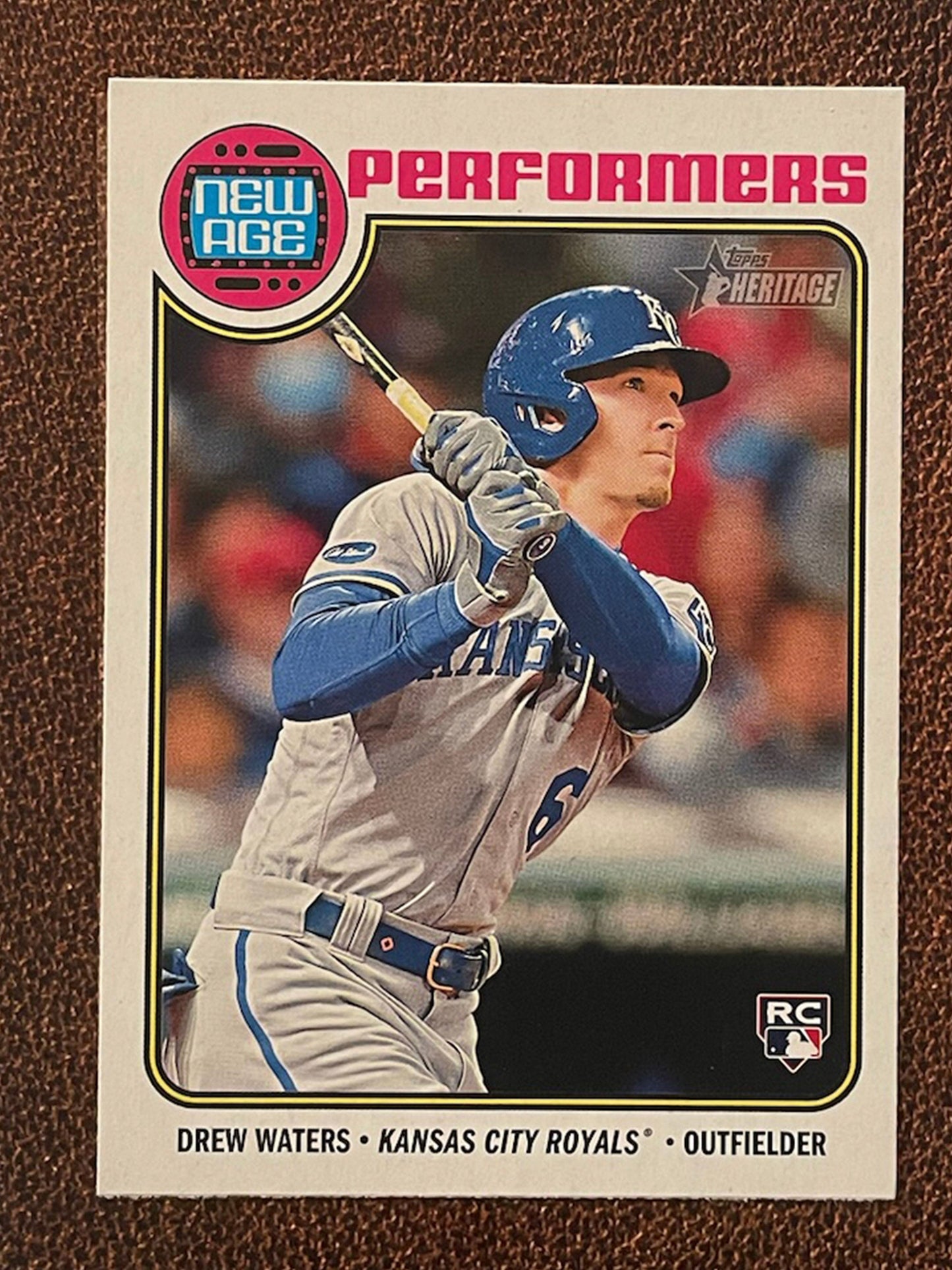 Drew Waters - 2023 Topps Heritage - New Age Performers Insert - Royals