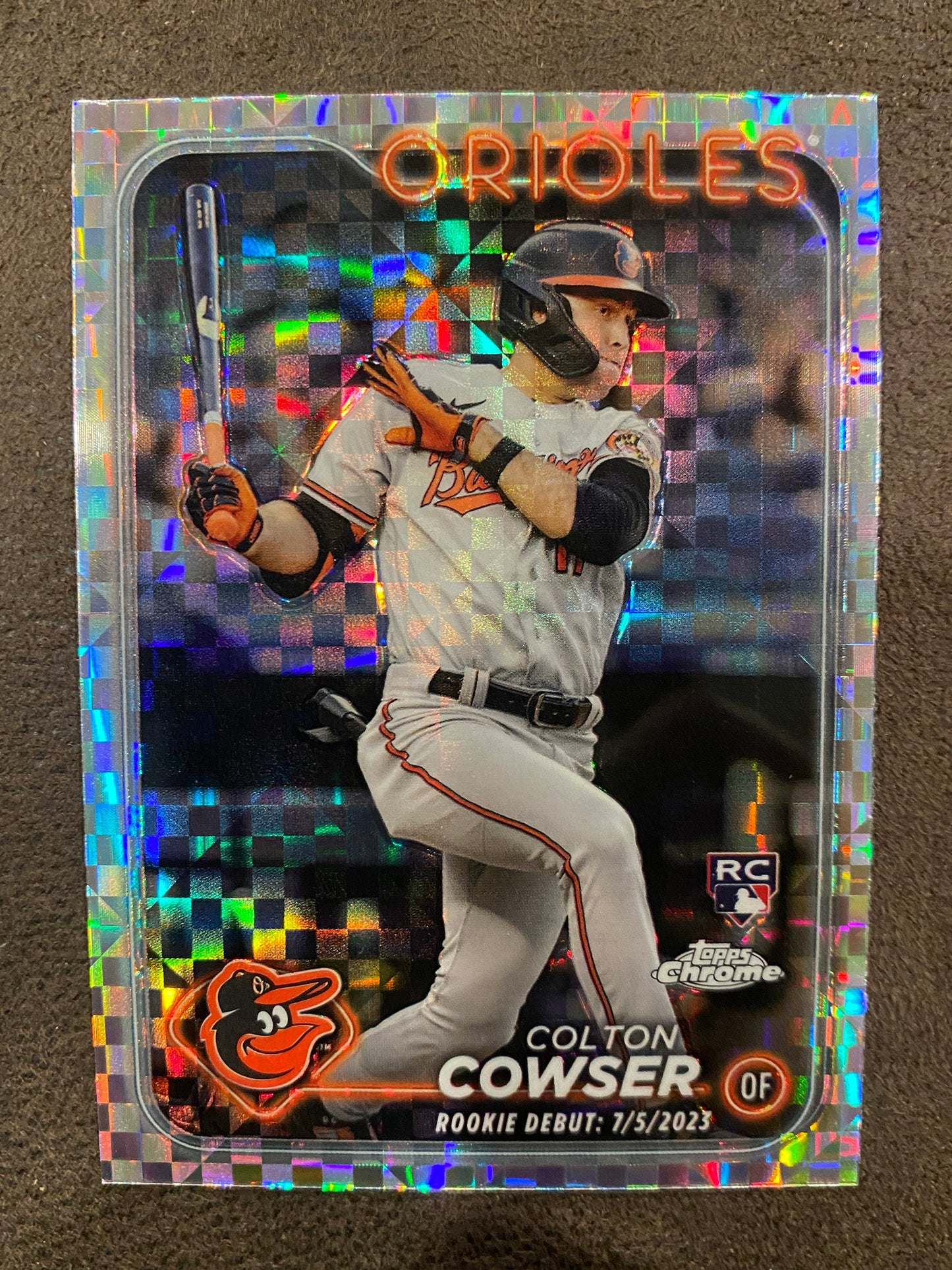 Colton Cowser - 2024 Topps Update Chrome - XFractor - Orioles