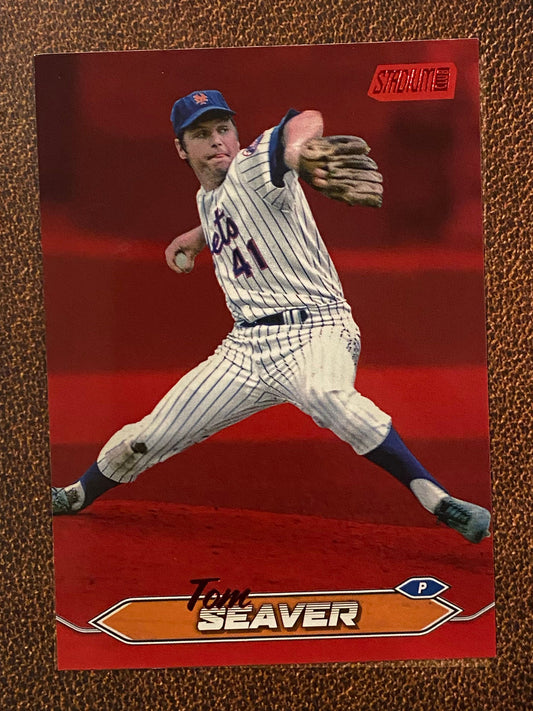 Tom Seaver - 2024 Topps Stadium Club - Red Foil - Mets