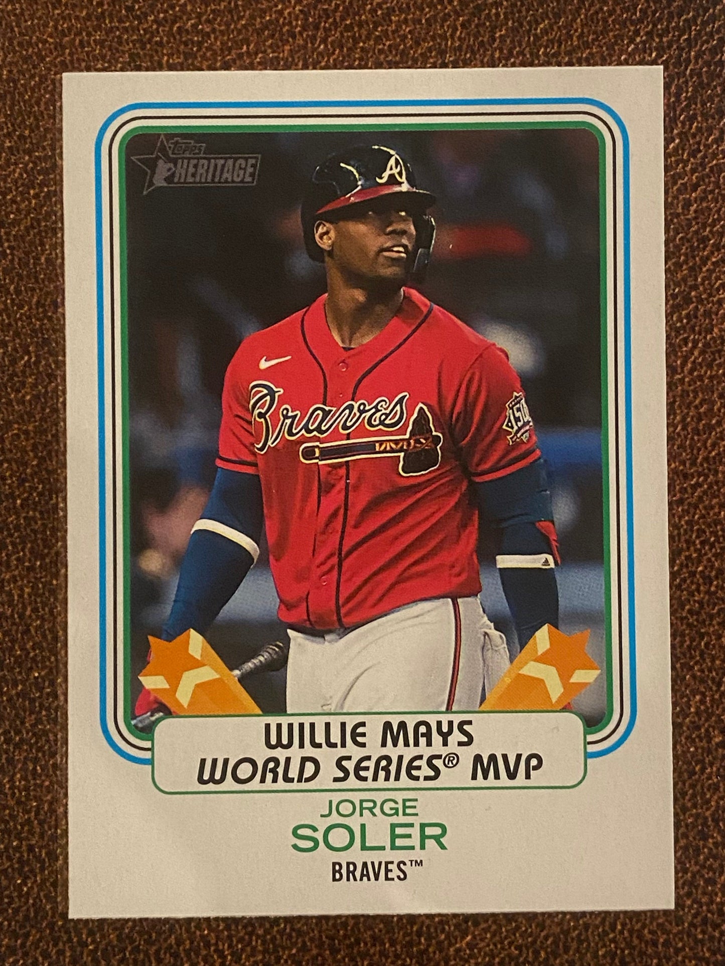 Jorge Soler - 2022 Topps Heritage High Number - Award Winners - Marlins