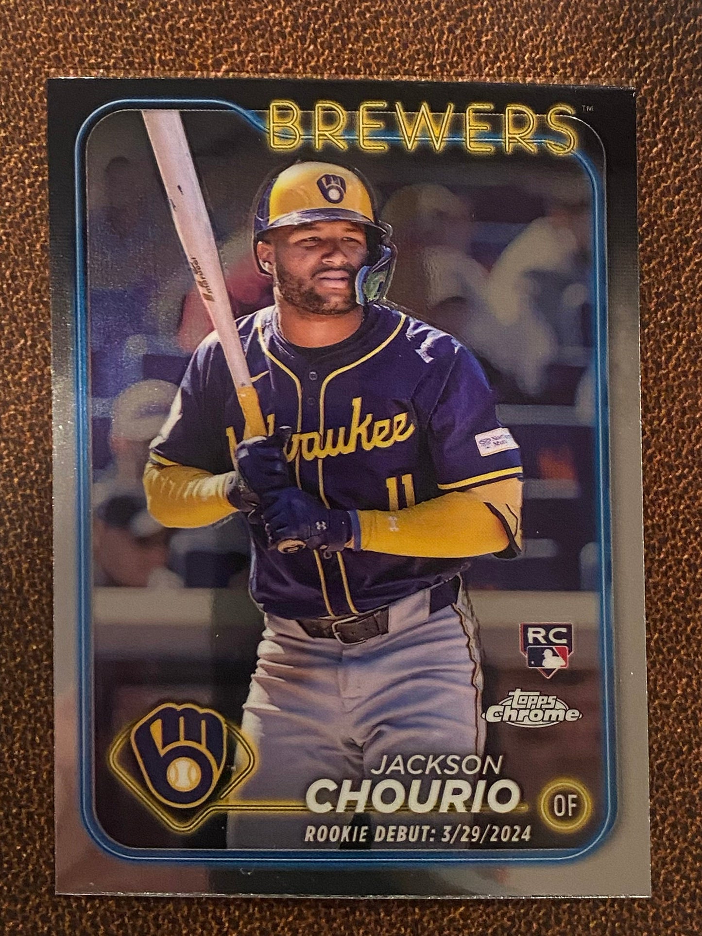 Jackson Chourio - 2024 Topps Chrome Update - Base Rookie (Rookie Debut) - Brewers
