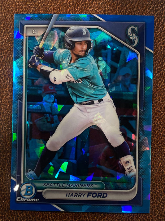 Harry Ford - 2024 Bowman Chrome - Sapphire - Mariners