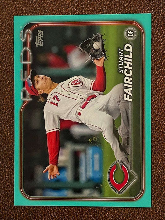 Stuart Fairchild - 2024 Topps Series 2 - Aqua Parallel - Reds