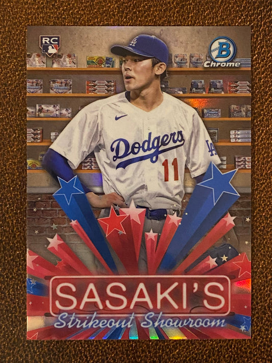 Roki Sasaki - 2025 Bowman - Hobby Stars - Dodgers