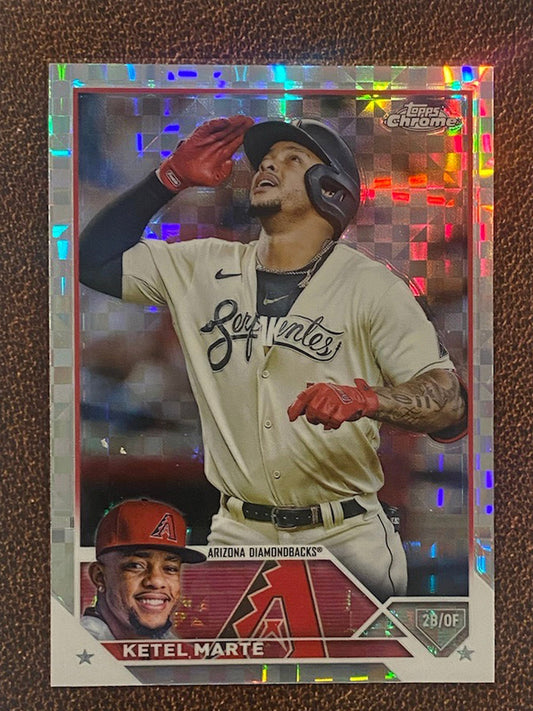 Ketel Marte - 2023 Topps Chrome - XFractors - Diamondbacks