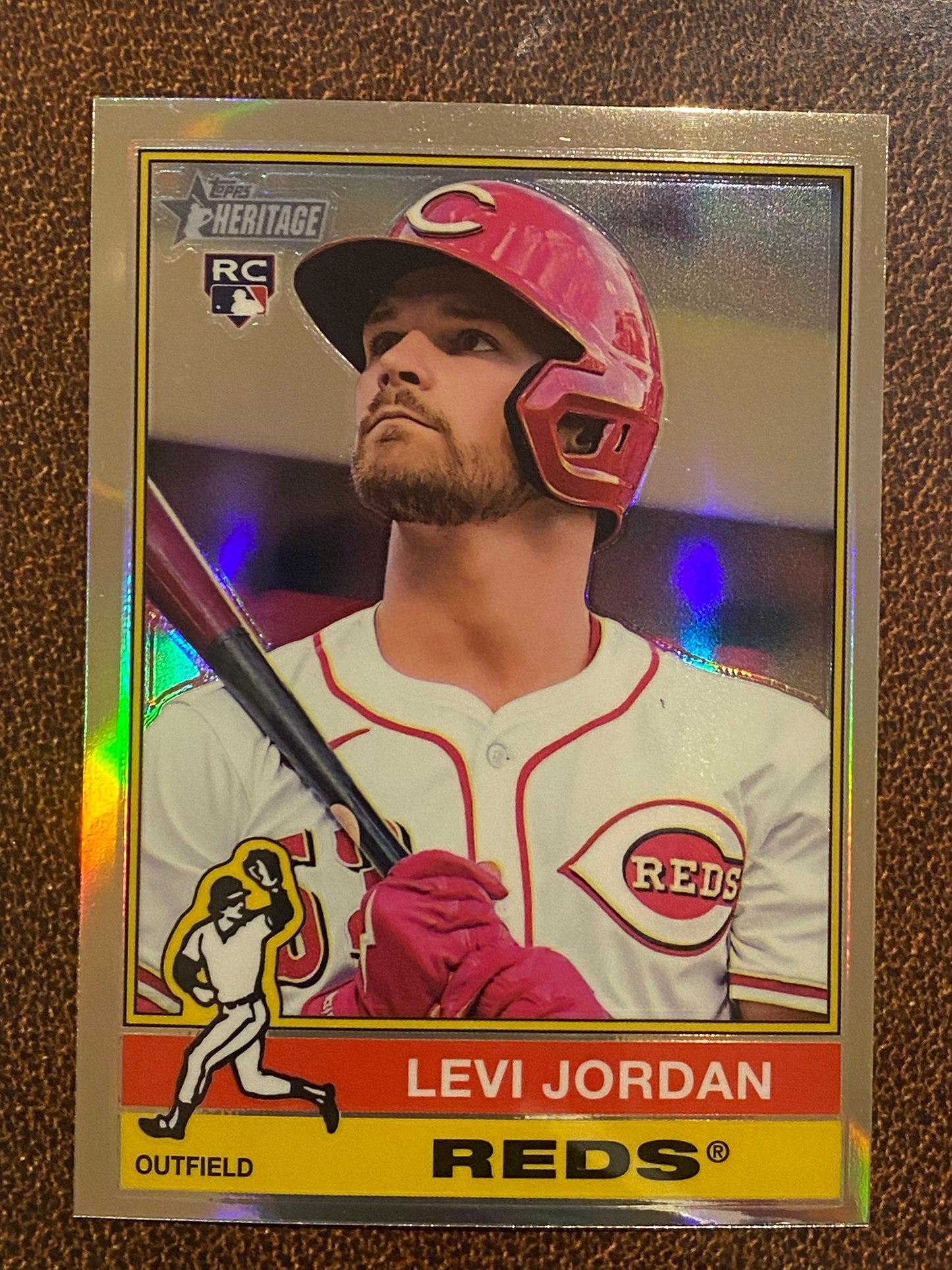 Levi Jordan - 2025 Topps Heritage - Refractor - Reds