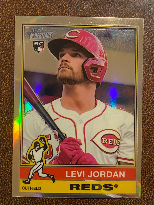 Levi Jordan - 2025 Topps Heritage - Refractor - Reds