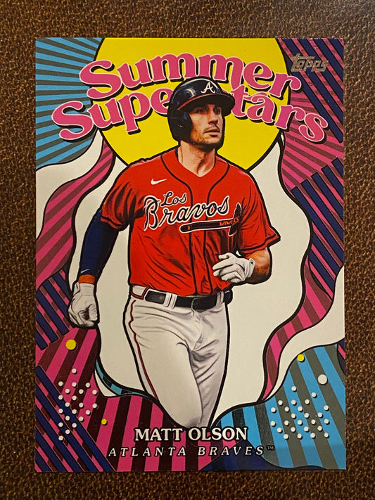 Matt Olson - 2025 Topps Series 2 - Summer Superstars Insert - Braves