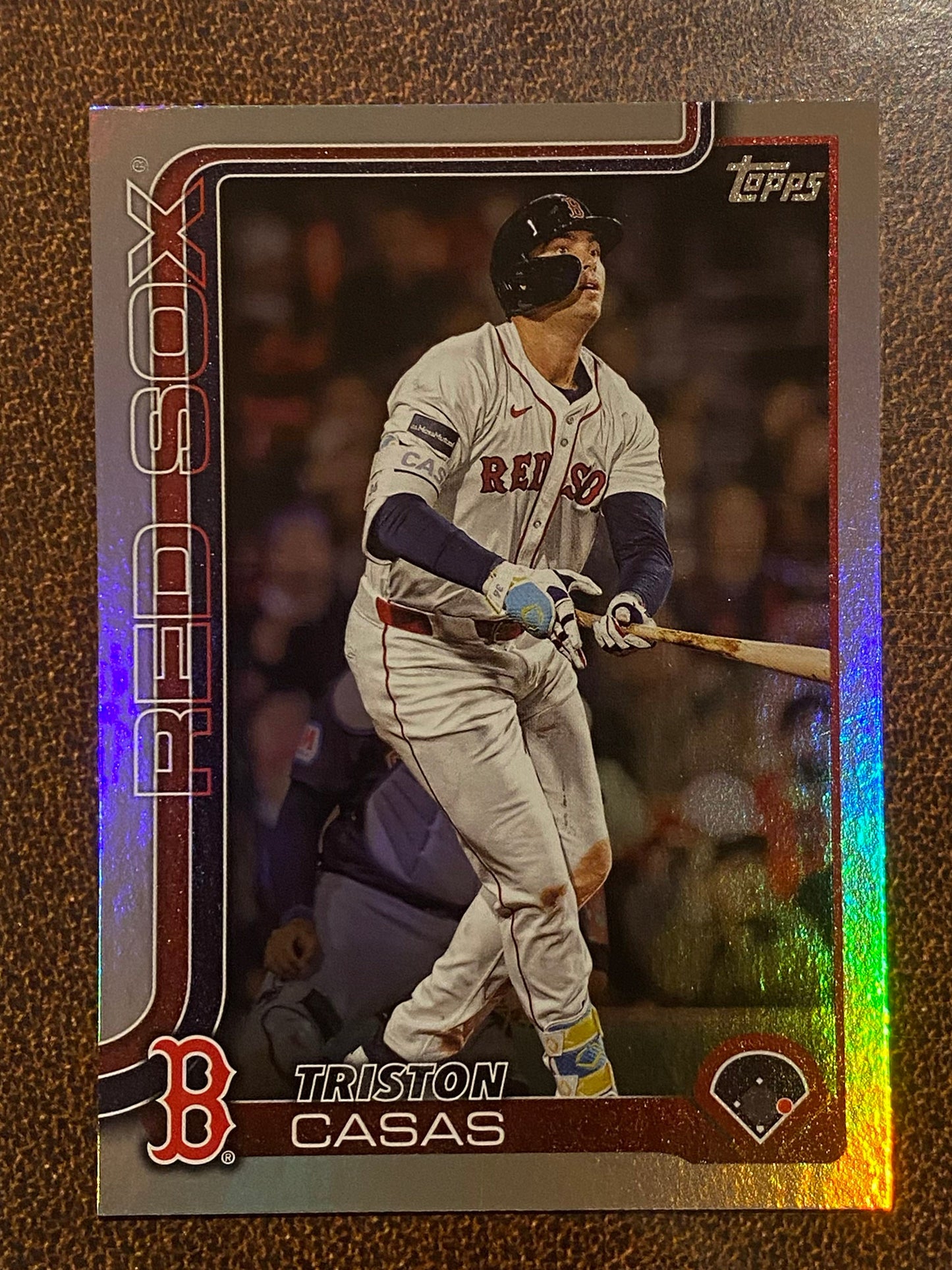 Triston Casas - 2025 Topps Series 1 - Rainbow Foil - Red Sox