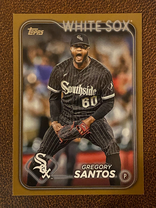Gregory Santos - 2024 Topps Series 1 - Gold /2024 - White Sox