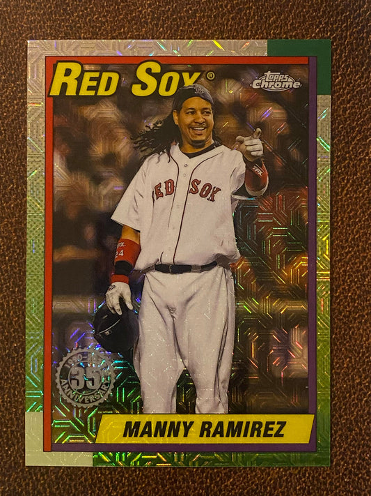 Manny Ramirez - 2025 Topps Update - 1990 Mojo Refractor - Red Sox
